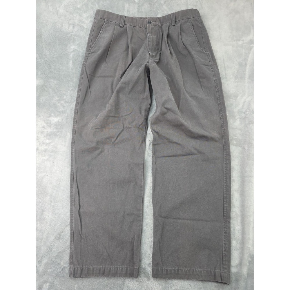 Vintage Dockers Pleated‎ Grey Khakis 38x32 Y2K 90's Skate